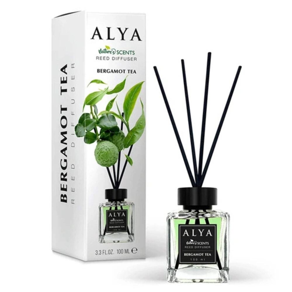 3.3oz ALYA Nature Scents Bergamot Tea Reed Diffuser